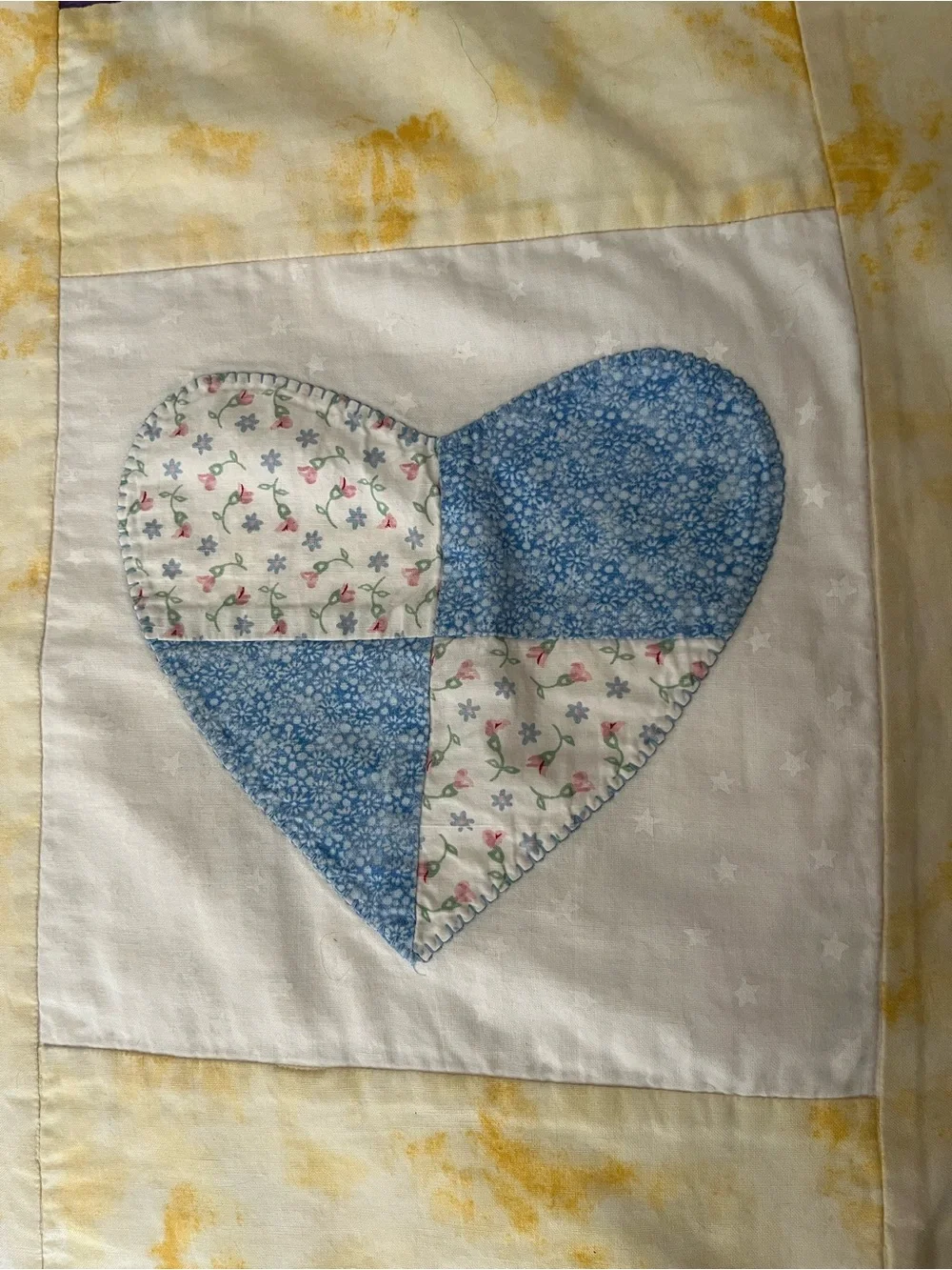 Handmade Cotton Quilt Floral Patchwork appliqué Disney princesses